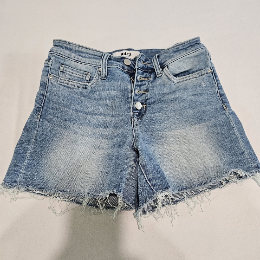 Mica Light Wash Denim Jean Shorts - Women's